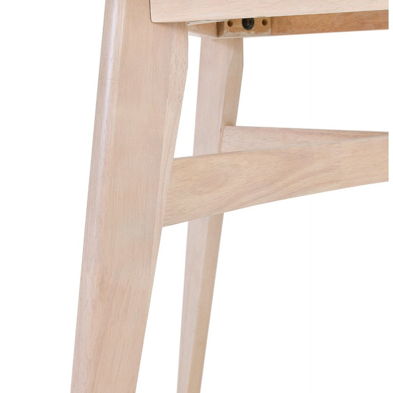 Table de repas design carré en bois MARTIAL (80x80 cm) (blanc) - image 60614