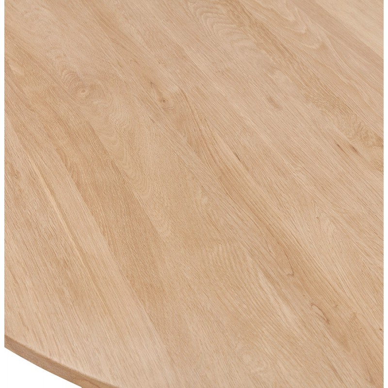 Tavolo da pranzo rotondo di design in massello di rovere VALENTINE (Ø 120 cm) (naturale) - image 60622
