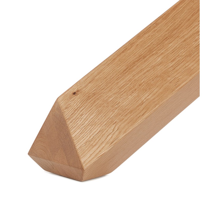 Mesa de comedor redonda de diseño de madera NICOLE (Ø 120 cm) (blanco mate pulido) - image 60648