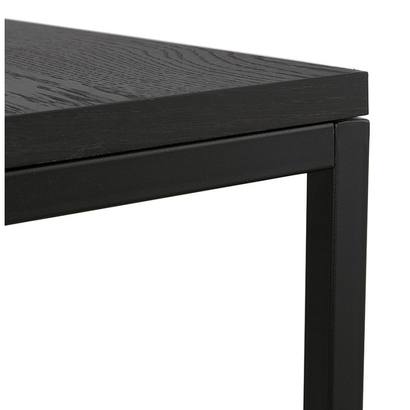 Tables gigognes en bois et métal noir PRESCILLIA (noir) - image 60781