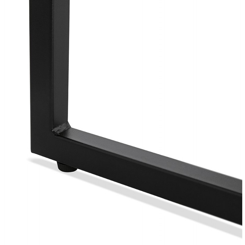 Designkonsole aus Holz und schwarzem Metall ROSALINE (120x35 cm) (schwarz) - image 60819