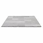 Rechteckiger Design-Teppich aus Polypropylen MARTINE (200x290 cm) (grau)