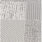 Tapis design rectangulaire en polypropylène MARTINE (200x290 cm) (gris)