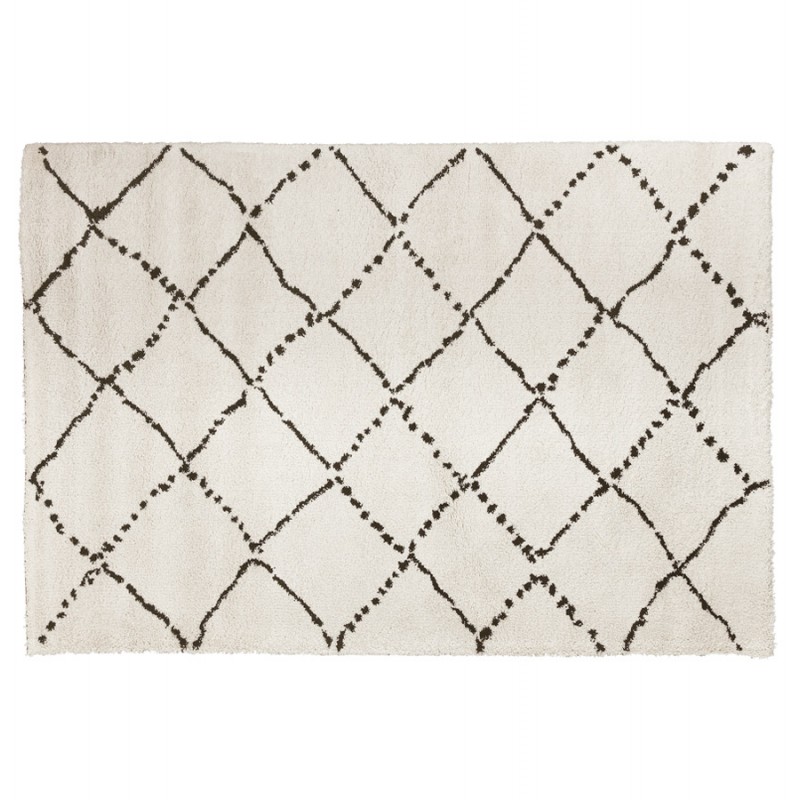 Berber rectangular design rug in polypropylene MAYA (240x330 cm) (beige) - image 60926