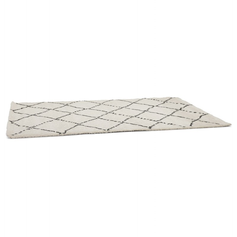 Berber rectangular design rug in polypropylene MAYA (160x230 cm) (beige) - image 60965