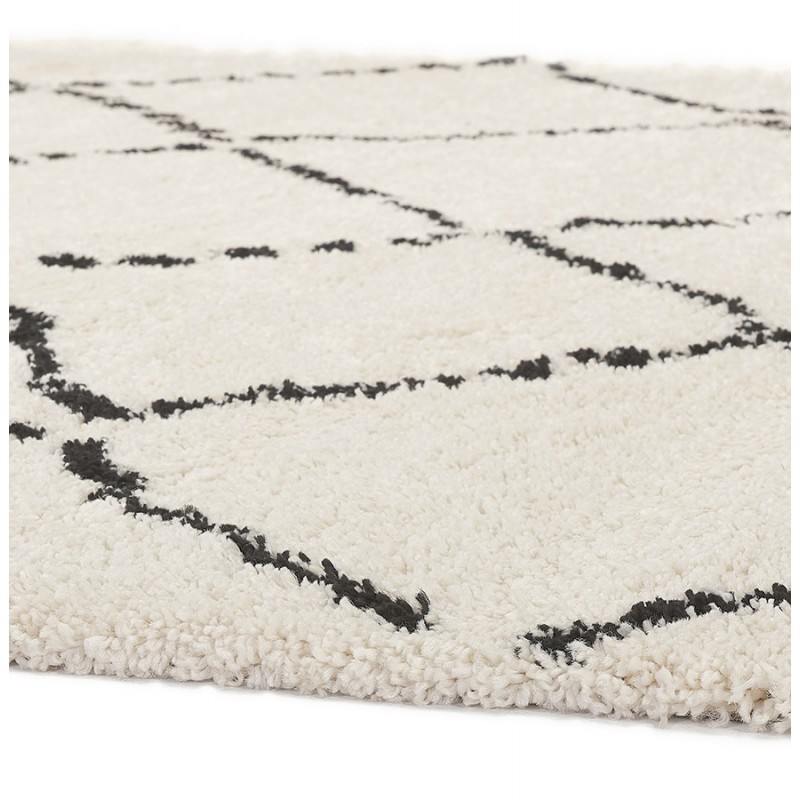 Berber rectangular design rug in polypropylene MAYA (160x230 cm) (beige) - image 60978
