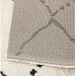 Berber rechteckiger Designteppich aus Polypropylen MAYA (160x230 cm) (beige)