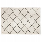 Berber rectangular design rug in polypropylene MAYA (120x170 cm) (beige)