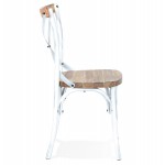 Kitchen chair in aged effect wood RANCH (natural)
