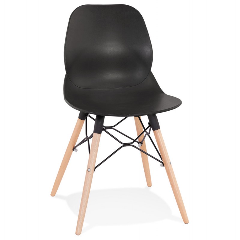 Chaise design scandinave EZRA (noir) - image 61380
