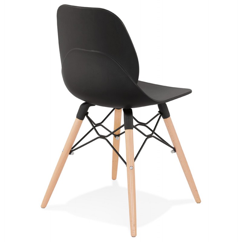 Chaise design scandinave EZRA (noir) - image 61383