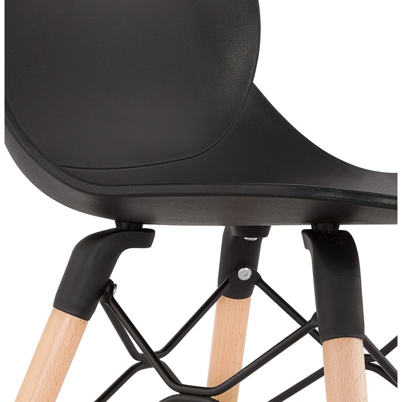 Chaise design scandinave EZRA (noir) - image 61388