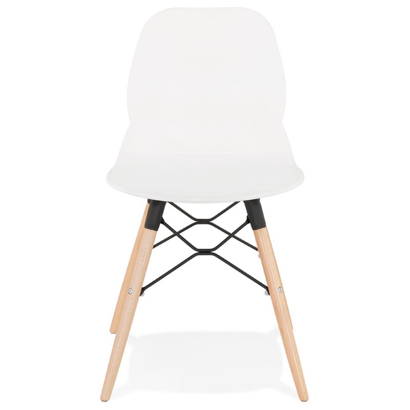 Chaise design scandinave EZRA (blanc) - image 61393