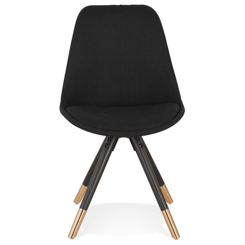 Retro Stuhlfüße schwarz und gold MILO (schwarz) - image 61415
