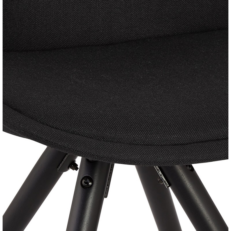 Pies de silla retro negro y dorado MILO (negro) - image 61420