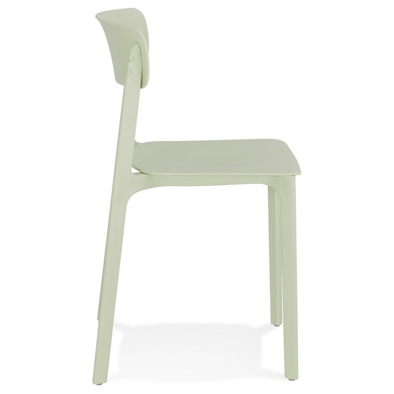 Chaise design en polypylène Intérieur-Extérieur SILAS (vert) - image 61475