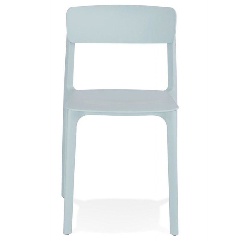 Chaise design en polypylène Intérieur-Extérieur SILAS (bleu) - image 61486