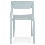 Design chair in polypylene Indoor-Outdoor SILAS (blue)