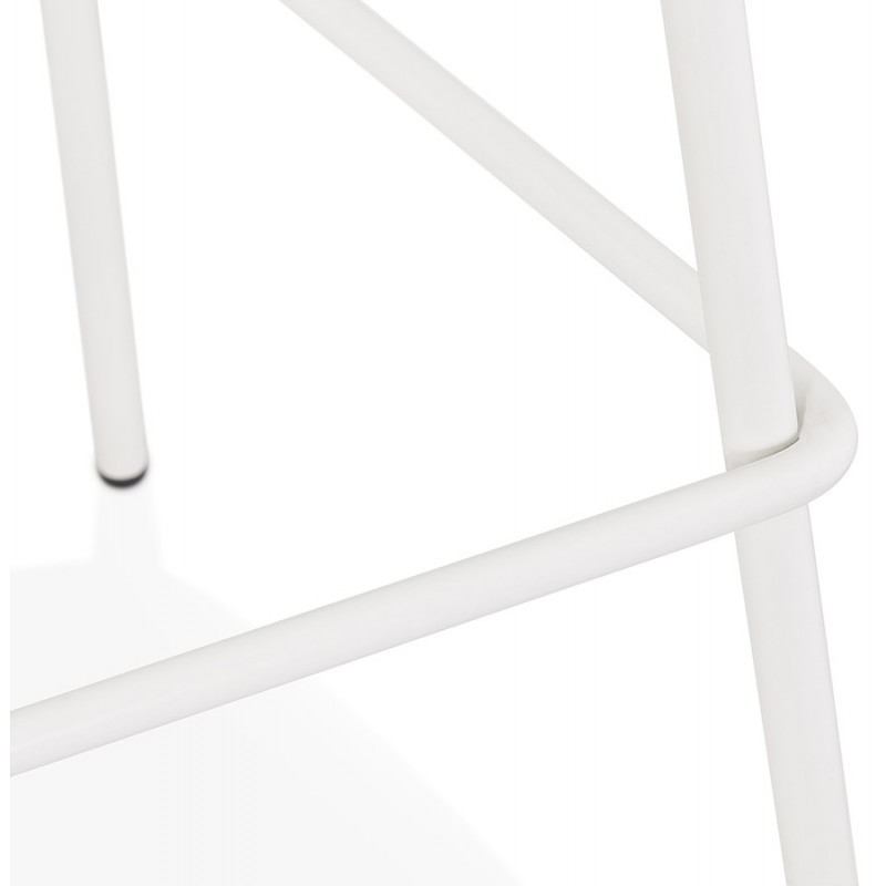 Snack stool mid-height metal Indoor-Outdoor feet metal MAXENCE MINI (white) - image 61830