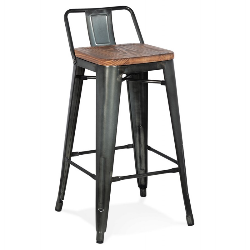 Industrial mid-height snack stool WESTOOL MINI (natural) - image 62444