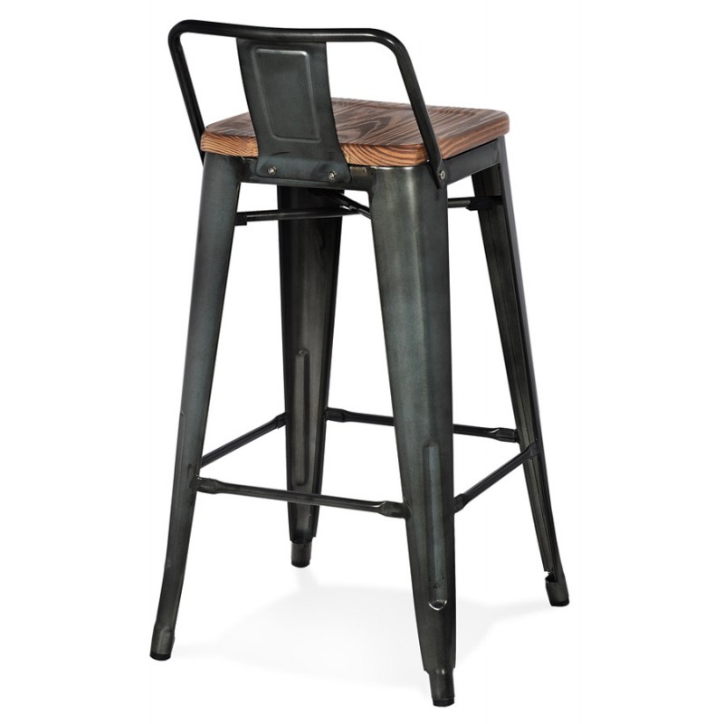 Industrial mid-height snack stool WESTOOL MINI (natural) - image 62447