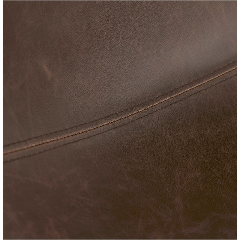 Taburete de barra vintage giratorio y ajustable pie negro MAX (marrón) - image 62469