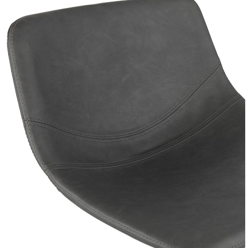 Vintage rotating and adjustable bar stool brushed metal foot MAX (dark grey) - image 62475