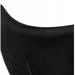 Sesselfüße aus Samt aus schwarzem Holz EMRYS (schwarz)