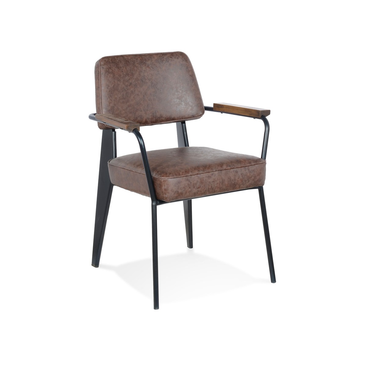 Vintage-Stuhl mit hochwertigen Materialien und schicken Linien