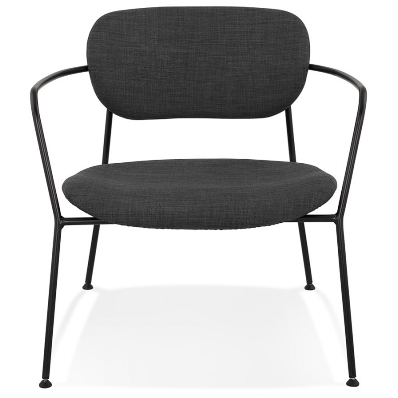 Retro lounge chair with KEO armrests (dark grey) - image 62988