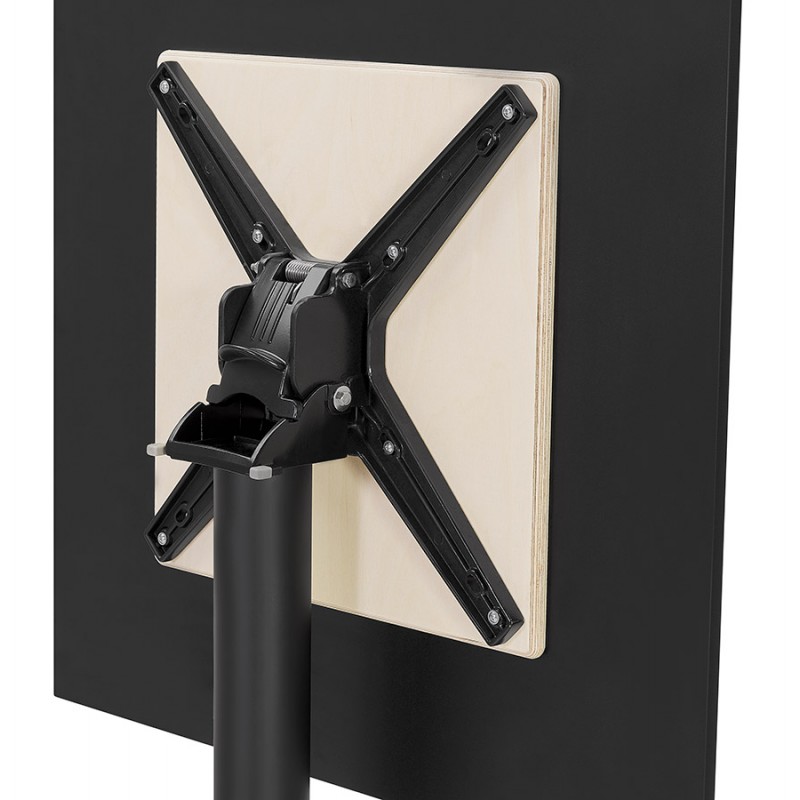 Klappbarer Stehtisch mit quadratischer Platte Indoor-Outdoor NEVIN (68x68 cm) (schwarz) - image 63076