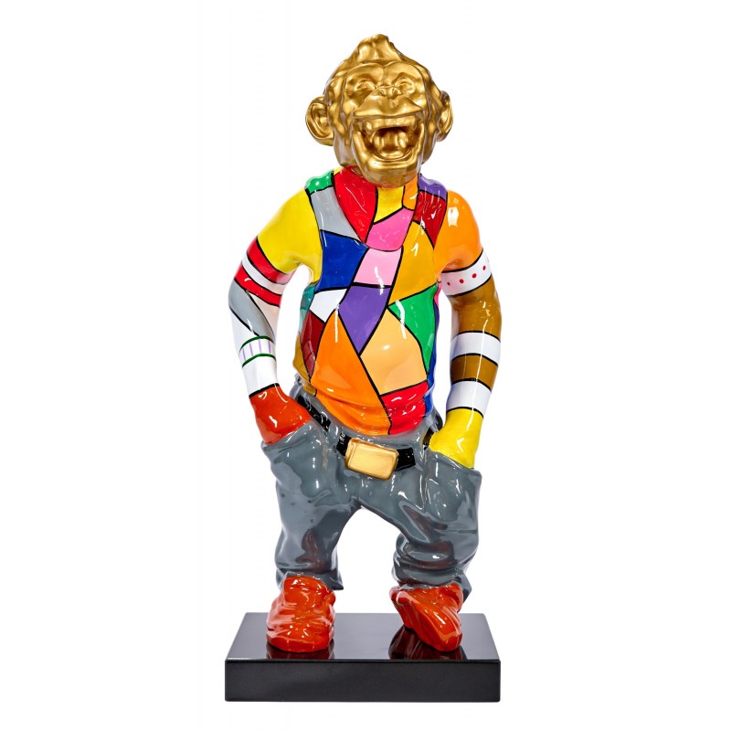 Estatua decorativa de resina MONKEY KEUSTY (H65 cm) (multicolor) - image 63232