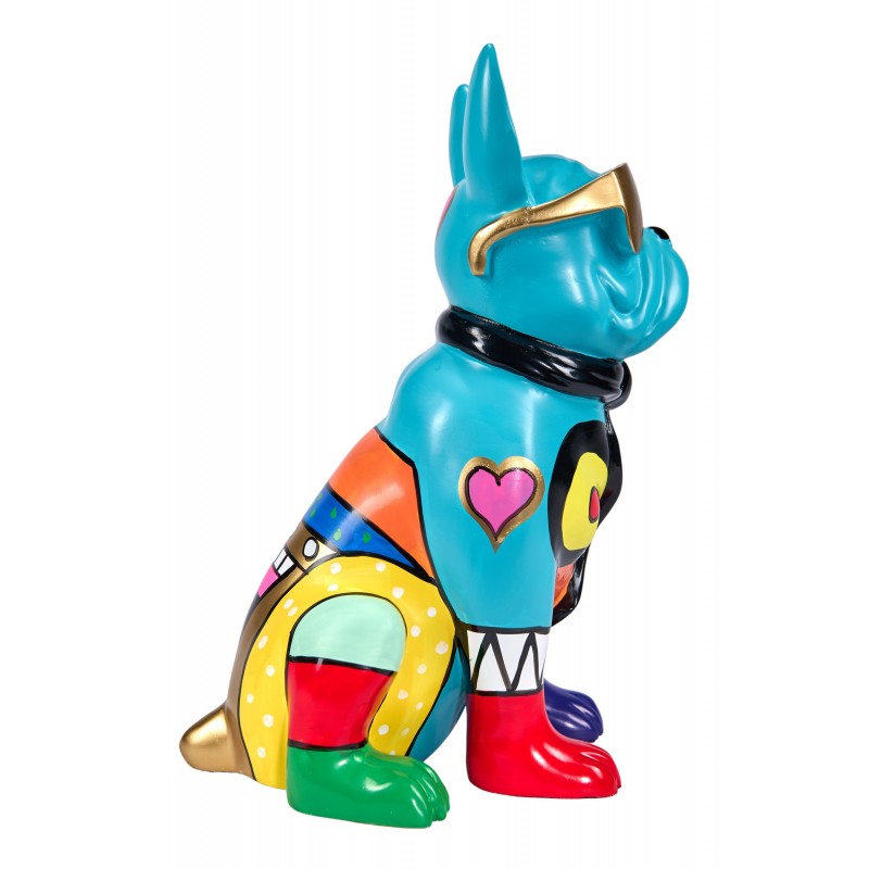 Statua decorativa in resina CHIEN HIPPY (H36 cm) (multicolore) - image 63297